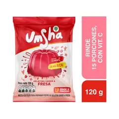 UMSHA - Gelatina Sabor Fresa Bolsa 120 g