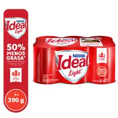 IDEAL - Mezcla Láctea Light Sixpack Lata 390 g