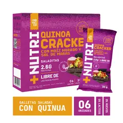 NUTRI CO - Quinua Crackers Maíz Morado Caja 180 g