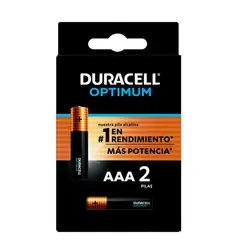 DURACELL - Pila Optimum Aaa 2 Unidades