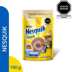 NESQUIK - Mezcla de Cacao en Polvo Chocolate Doypack 190 g