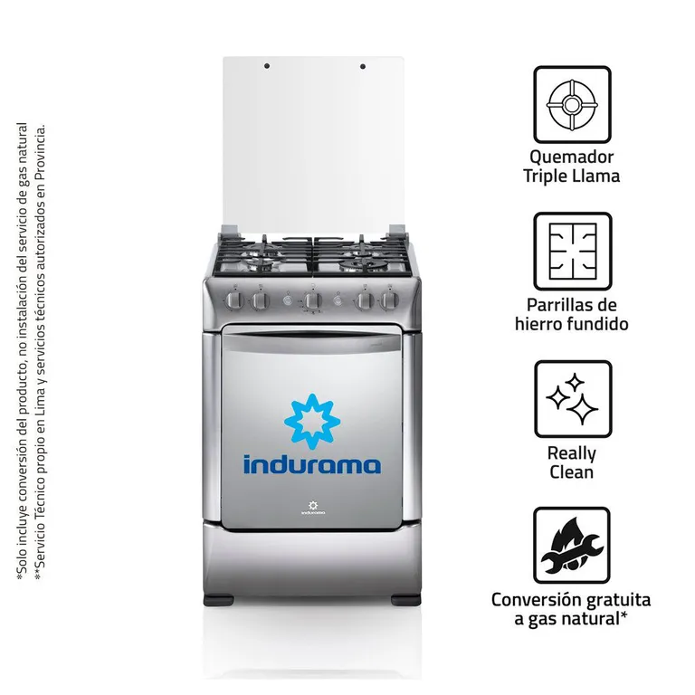 Cocina 24 4H Enc Elec Triple Llama