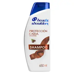 HEAD AND SHOULDERS - Shampoo Head & Shoulders Protección Caída Cafeína Botella 650 mL