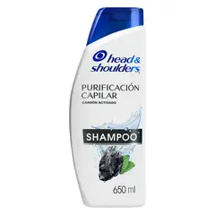 HEAD AND SHOULDERS - Shampoo Head & Shoulders Purificación Capilar Botella 650 mL