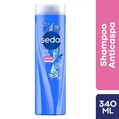 SEDAL - Shampoo 2 en 1 Zero Caspa Botella 340 mL