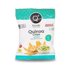 QFOODS - Snack Quinoa Chips Sabor Guacamole Bolsa 35 g