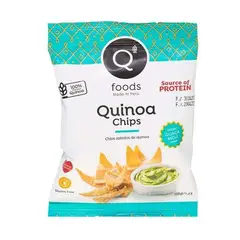 QFOODS - Snack Quinoa Chips Sabor Guacamole Bolsa 100 g