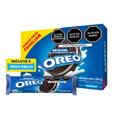 OREO - Galleta Rollo X3 Empaque 324 g