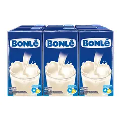 BONLE - Mezcla Láctea Bonlé Familiar Sixpack Caja 480 g