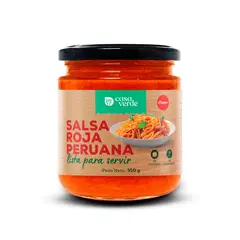 CASA VERDE - Salsa Roja Peruana Empaque 350 g