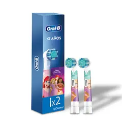 ORAL B - Repuestos de Cabezales Eléctrico Disney Princess Caja 2 Und