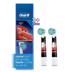 Oral B - Repuestos Cabezales Eléctrico Disney Cars Caja 2 Und