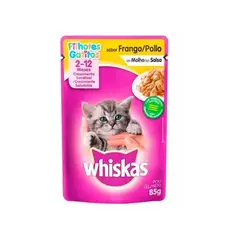 WHISKAS - Alimento Húmedo Gatitos Pollo Doypack 85 g