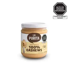 LA PURITA - Mantequilla de Cashews Empaque 410 g