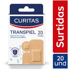 GENERICO - Curitas Adhesivas Transpiel Surtidas Caja 20 Und