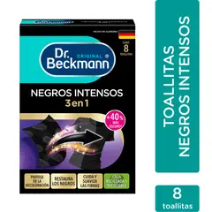 DR BECKMANN - Pastilla Restaura Color Negro Dr. Beckmann Caja 8 Und