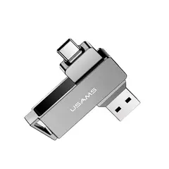 USAMS - Memoria Usb Rotable Type-C + Usb30 128Gb