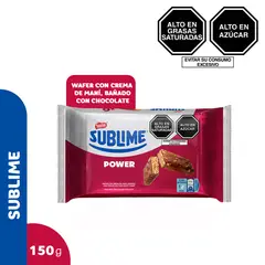 SUBLIME - Galleta Power Core Maní Chocolate Empaque 25 g