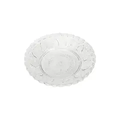 PRECIO UNO - Plato Vidrio Repujado 12cm