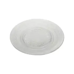 PRECIO UNO - Plato Vidrio Repujado 22 cm