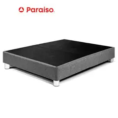 PARAISO - Box Tarima Premium 1.5 Plazas Gris