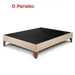 PARAISO - Box Tarima Europea 2 Plazas Champagne