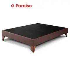 PARAISO - Box Tarima Europea 2 Plazas Chocolate