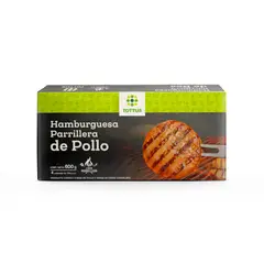 TOTTUS - Hamburguesa Parrillera De Pollo x 4 Unidades