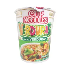 NISSIN - Pasta Precocida Cup Noodles Verduras Empaque 67 g