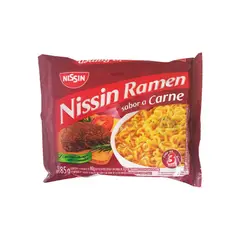 NISSIN - Pasta Precocida Ramen Sabor Carne Empaque 85 g