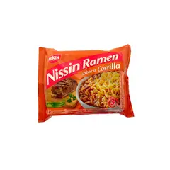 NISSIN - Pasta Precocida Trigo Ramen Costilla Empaque 85 g