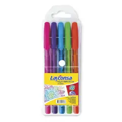 LAYCONSA - Lapiceros Escolar Color L-35F Estuche 5