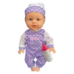 BOSTECITOS - Muñeca 35 cm Drink and Wet y Accesorios