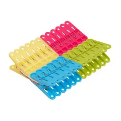 REYPLAST - Gancho Pitbull Para Ropa 24 Unidades