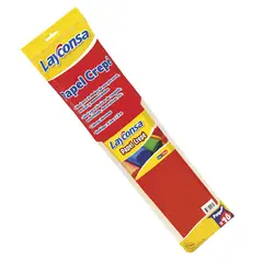LAYCONSA - Papel Crepé Color Rojo
