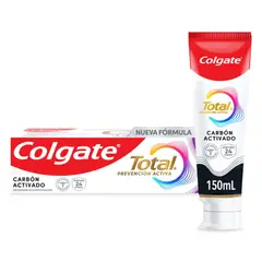 SUAVITEL - Pasta Dental Colgate Total Carbón Prevención Activa Envase 150 mL
