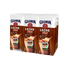 GLORIA - Leche Chocolatada UHT Niños Sixpack Caja 180 mL