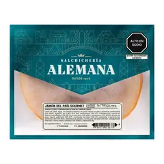SALCHICHERIA ALEMANA - Jamón del País Gourmet Salchichería Alemana Empaque 150 g