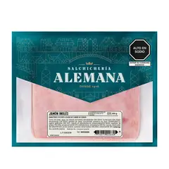 SALCHICHERIA ALEMANA - Jamón Inglés Salchichería Alemana Empaque 200 g