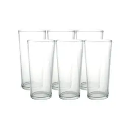 PRECIO UNO - Set x 6 Vasos Lisos Sueltos 230mL