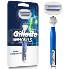GILLETTE - Máquina de Afeitar Mach3 Cuerpo Empaque 1 Und