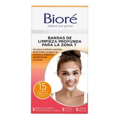 BIORE - Bandas Nasales Bioré Zona T Caja 15 Und
