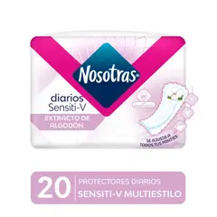NOSOTRAS - Protectores Multiestilo Sensitive Empaque 20 Und