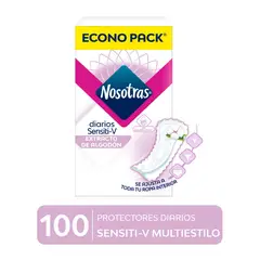 NOSOTRAS - Protectores Multiestilo Sensitive Empaque 100 Und