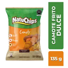 NATUCHIPS - Snack Camote Dulce Bolsa 135 g