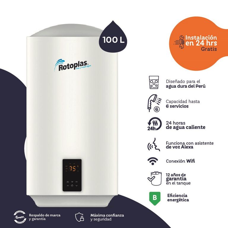 Terma de Acumulación Ecosmart Wifi 100L