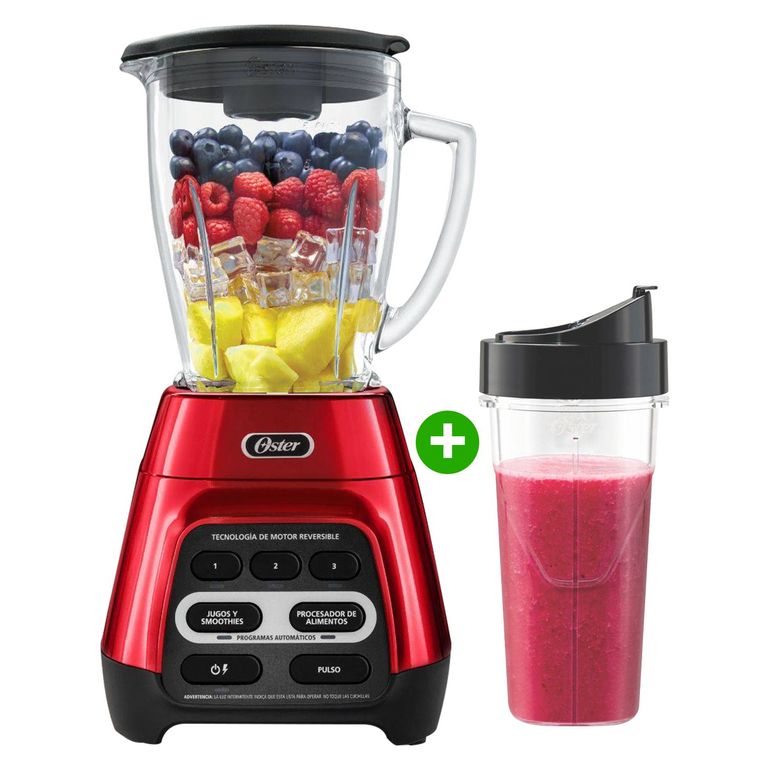Licuadora 2177524 Tecnologia Reversible Rojo