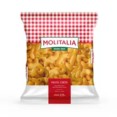 MOLITALIA - Fideo Codo Mediano Rayado Bolsa 235 g