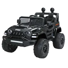 KING BABY - Camioneta Off Road 2 Asientos Negra