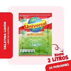 UNIVERSAL - Gelatina Limón Empaque 130 g